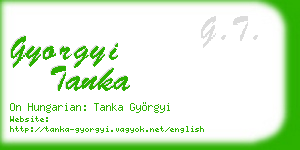 gyorgyi tanka business card